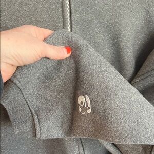 Alexander Wang Charcoal Sparkle Hoodie